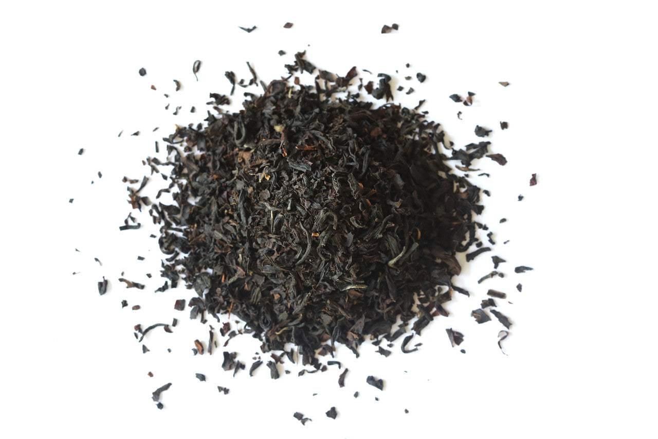 Earl Grey black tea leaves with bergamot.