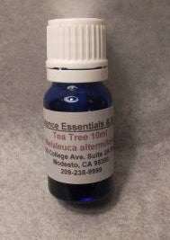 10ml Tea Tree Oil bottle, concentrated antiseptic for lice and skin care