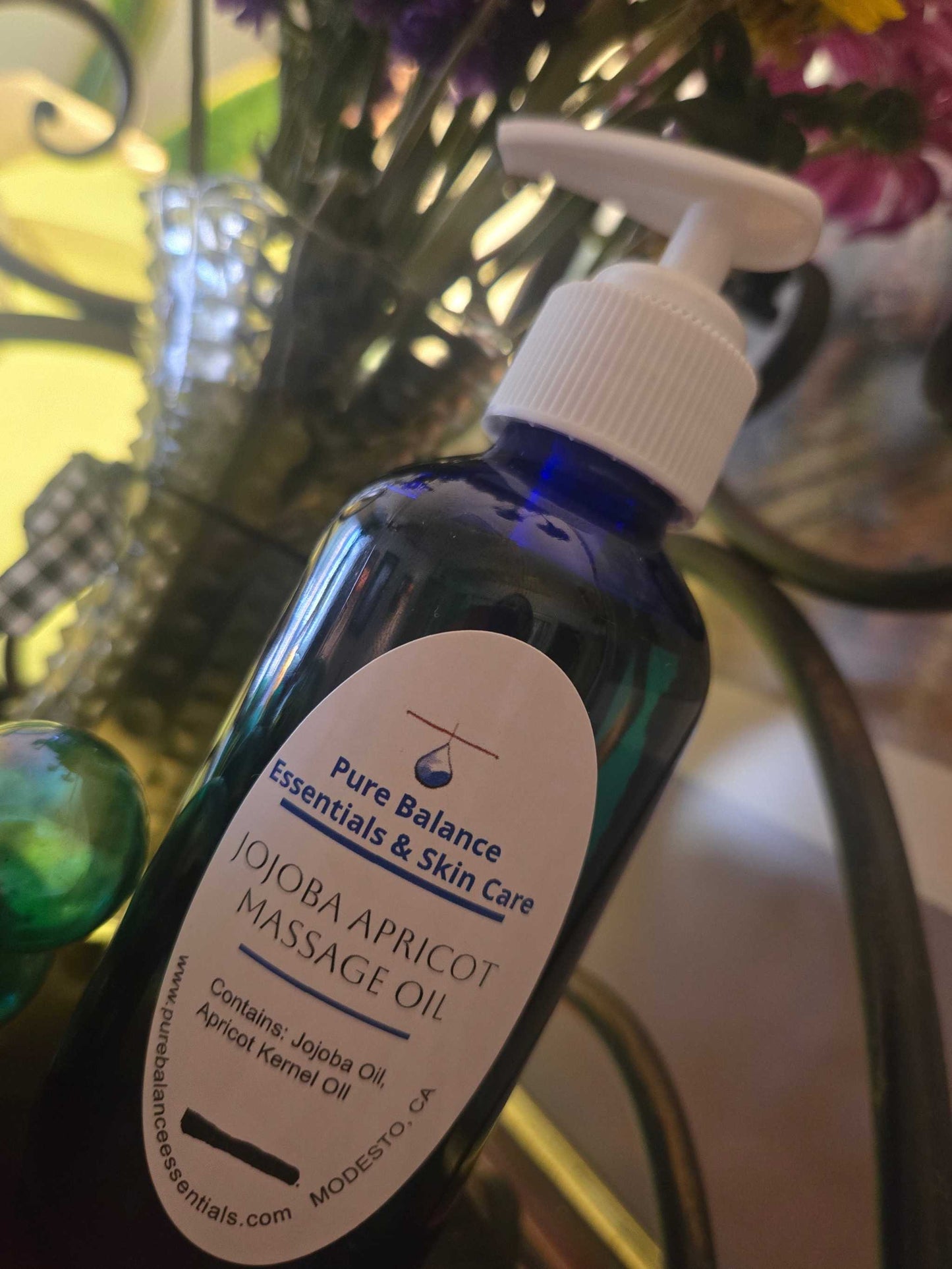 Jojoba with Apricot Massage Oil, 8 oz