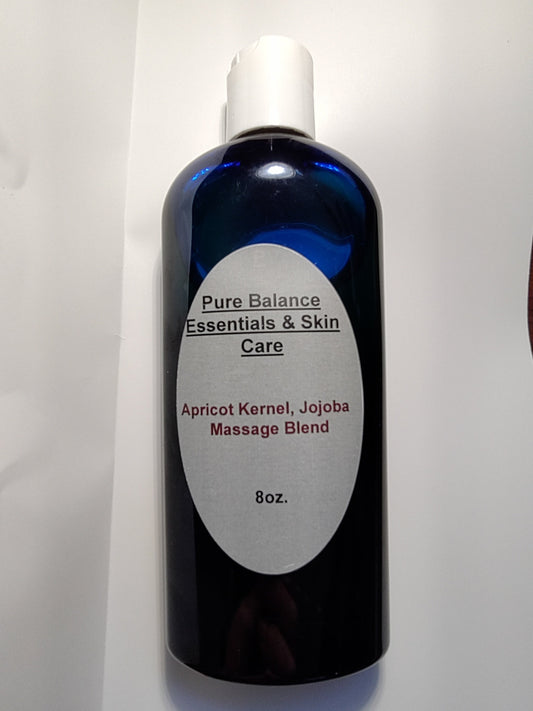 8 oz bottle of jojoba and apricot kernel massage oil for rheumatoid arthritis treatment